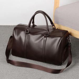 Bolsas de lona 2022 Llegada Viaje de cuero para hombres de gran capacidad portátil masculino hombro bolsos de los hombres bolso de lona vintage