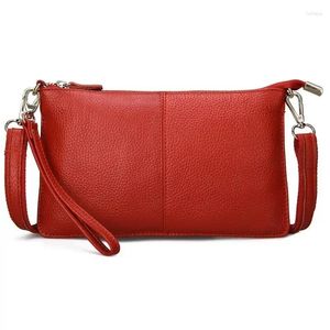 Plunjezakken 2023 lederen damesschoudermode crossbodytas clutch