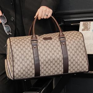 Plunjezakken 2023 Reistas Heren Luxe Designer Duffle Grote capaciteit Handtassen voor heren Leren weekendtas Bagage Schoenen Posit262K