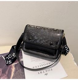 Sacs Duffel 2024 Sac pour femmes simples Crossbody Pu Handbag Classic Shoulder PVC Light Luxury Designer Spanish Bear