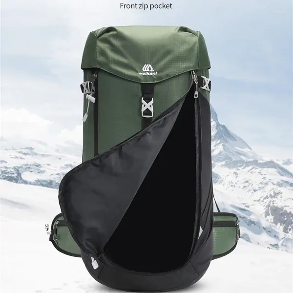 Bolsas de lona 50L Bolsa de montañismo Mochila al aire libre Mochila impermeable Camping Cambing Rucksack Trekking