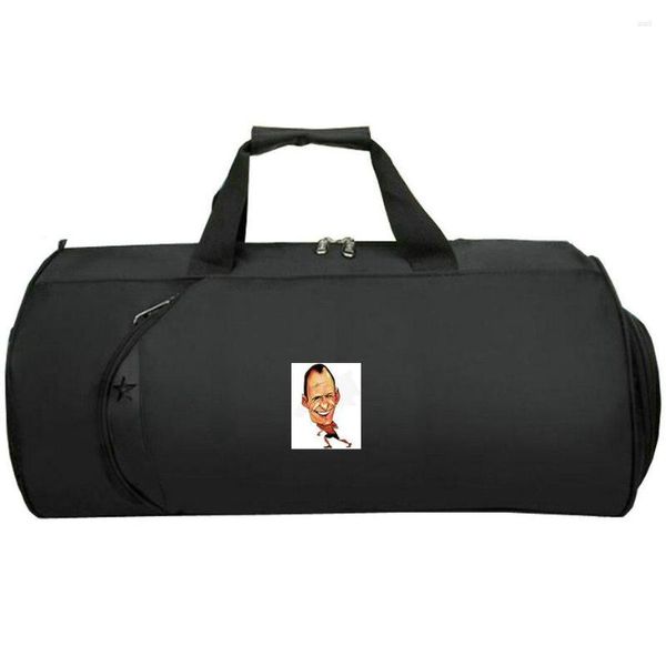 Sacs polochons Arjen Robben Bag Player Travel Tote Famous Star Train Sling Handle Trip Duffle Print Bagages