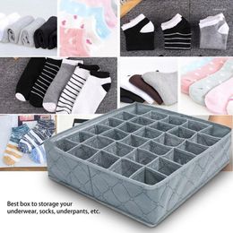 Sacs polochons arrivée 30 grilles sous-vêtements chaussettes tiroir de rangement placard charbon de bambou organisateur boîte