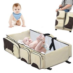 Duffel -tassen Baby Kingdom.Mum's reishandtas Baby's bed. Crib Pad Protection COT Bumper Shoughters Bag-3