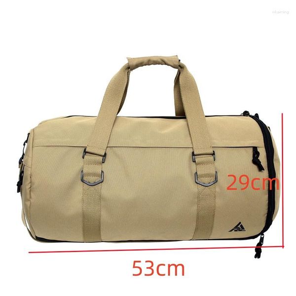 Bolsas de lona Marca de alta calidad Oxford Travel Duffle Gran capacidad Fuerte Ocio Bolsos Impermeable Tela suave Powlings Big Buket