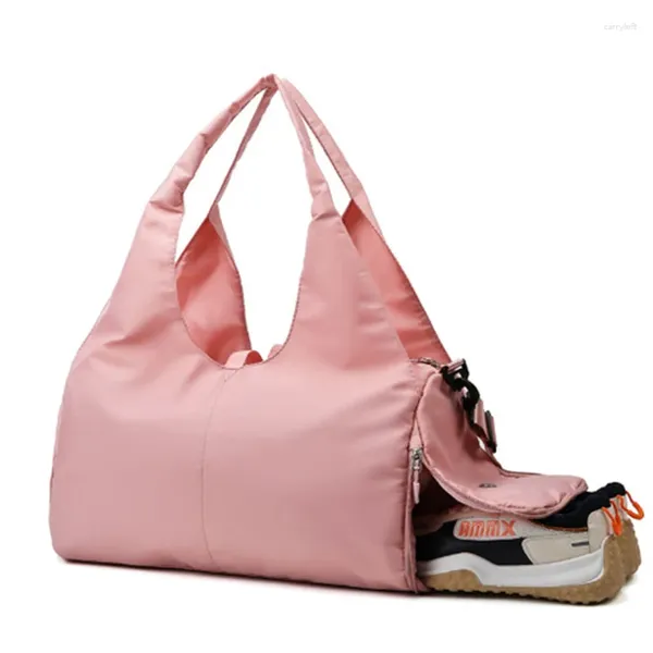 Sacs polochons, sac de voyage avec séparation sèche et humide, compartiment léger, sac à main pour bagages de sport et de Fitness