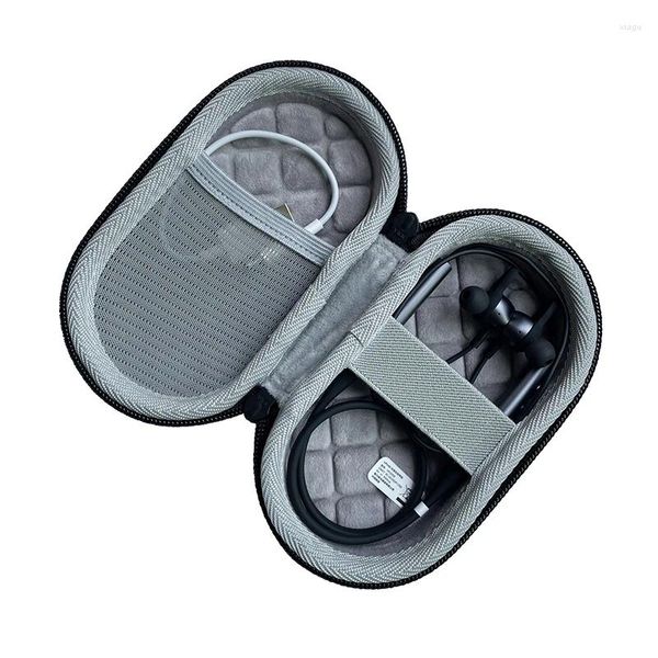 Bolsas de lona Estuche de transporte para HOLY SERPENT F2 K0 K1 MP3 Cuello colgante en la oreja Auriculares inalámbricos Bluetooth Bolsa Caja de almacenamiento Cubierta de protección