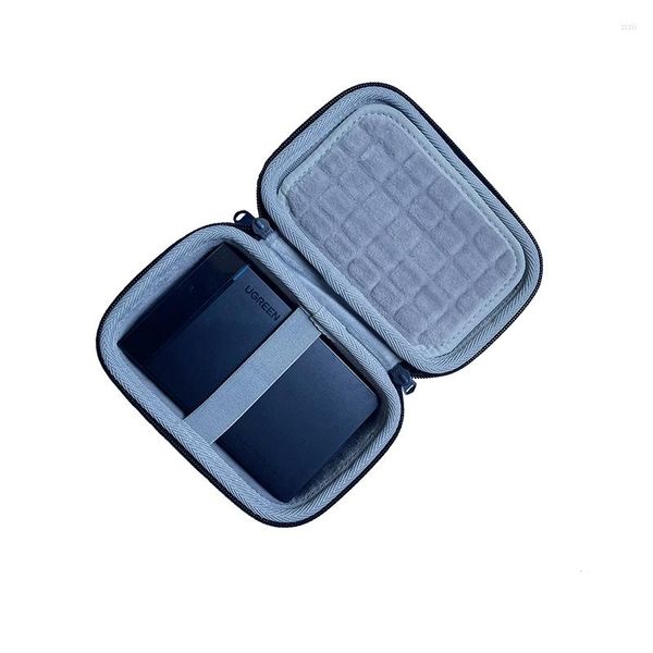 Sacs polochons étui de transport pour UGREEN 2,5 pouces boîte de rangement pour disque dur mobile coque de protection housse de sac portable antichoc compressif