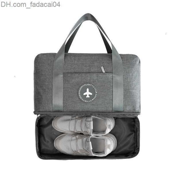 Bolsas de lona Bolsas de lona Bolsa de viaje impermeable Natación Fitness Deporte Correr Ropa Zapatos Organizador Mujeres Hombres Equipaje Bolsa portátil ordenada Accesorios Z230704