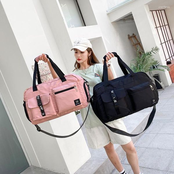 Bolsas de lona Moda Ocio Bolsa de viaje Deportes Fitness Separación seca y húmeda Almacenamiento Yoga Natación Mano Crossbody Llevar en equipaje