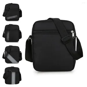 Plunjezakken mode mannen canvas schoudertas verstelbare riemen borst casual telefoon zakje reizen backpack