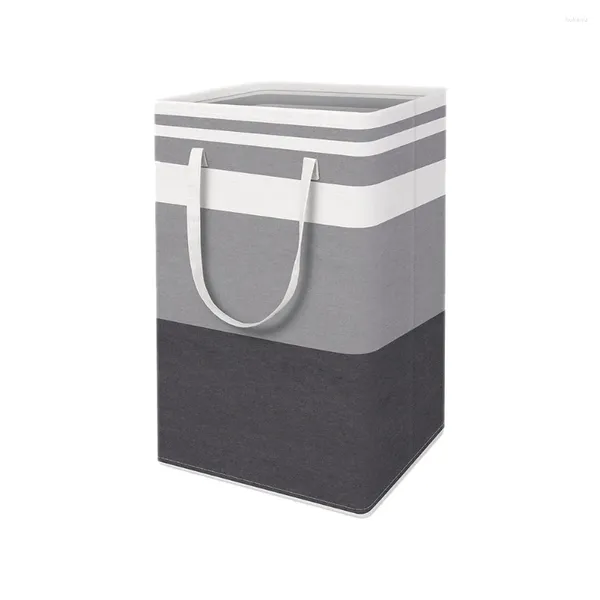 Sacs Duffel Panier de rangement pliable Organisateur de vêtements en tissu debout Grande capacité étanche avec poignée pour salle de bain Chambre de bébé