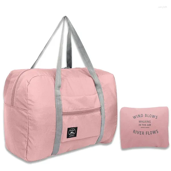 Sacs Duffel Sac de voyage pliable pour les compagnies aériennes transportent des femmes et des filles de grande capacité de grande capacité de grande capacité