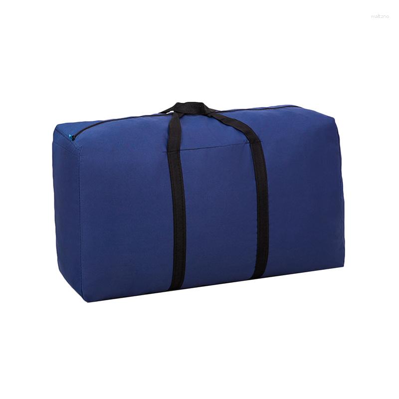 Duffel Çantalar Katlanır Bagaj Çantası Seyahat Kıyafetleri Depolama Büyük Kapasite Fermuarı Oxford Bez Taşınabilir Çantalar