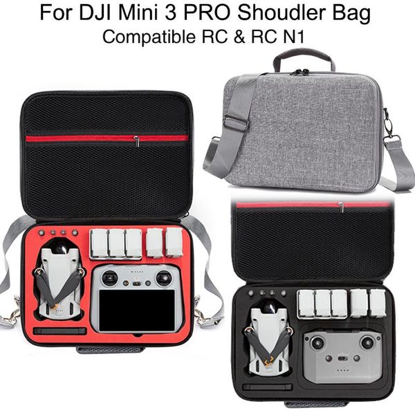 Bolsas de lona para Dji Mini 3 Pro, bolsa de almacenamiento, funda para mando a distancia Rc, caja de transporte portátil, bolso gris, accesorio inteligente, DuffelDuffel