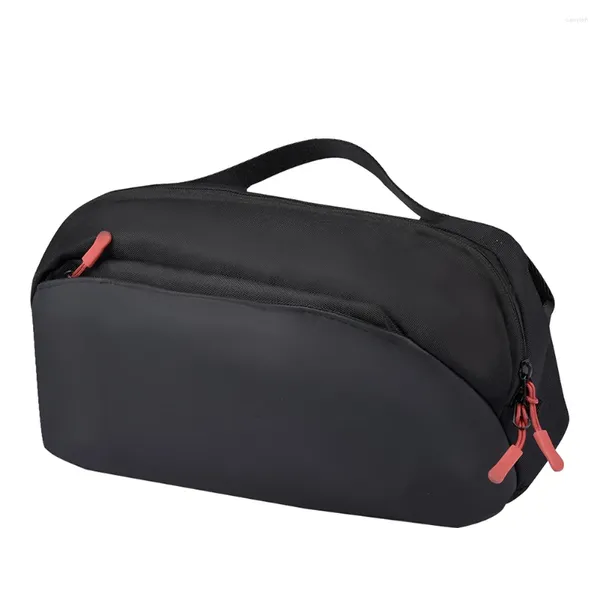 Sacs Duffel Console de jeu Valise à bandoulière 900D Oxford Tissu Portable Sac de rangement Double fermeture à glissière anti-rayures pour commutateur de pont à vapeur