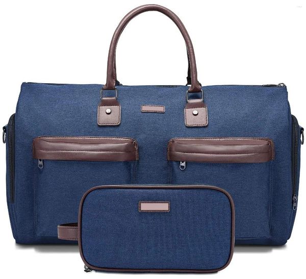 Bolsas de lona Bolsa de ropa Maleta de negocios Paquete Suite plegable Viaje para hombres Laptop Tote Equipaje Traje Bolso Bolsa Portatrajes