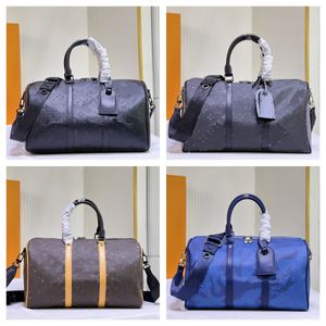 Sacs Duffel Sac fourre-tout de voyage de grande capacité Sac Keepall Femme Homme Sac à main Week-end Sac à bandoulière de nuit Vêtements d'excursion courte Pochette d'organisateur cosmétique Duffle 35 cm