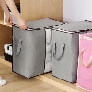 Duffel Bags Huishouden Gebruik Pakbagage Bagage Hoge capaciteit Geikte vochtbestendige niet-geweven multifunctionele kleding Quilt Bost Bag