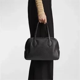Sacs polochons K Hai Bowling Bag en cuir véritable Design de luxe sacs à main de qualité supérieure noir pour les femmes