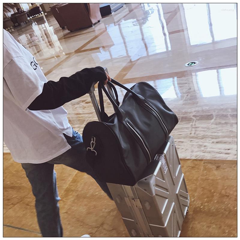 Duffel Bags Korean Women's Handbag Long And Short Distance Travel Bag Waterproof Fitness Versatile Men's Luggage Large Capacity