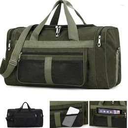 Bolsas de lona Viajes de gran capacidad para el hombre Multifunción Unisex Luggage Bag Bag Casual Sport Gym Múltiples bolsillos de múltiples múltiples