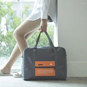 Sacs polochons grande capacité voyage bagage à main sac grande taille pliant bagage à main pliable en nylon mode
