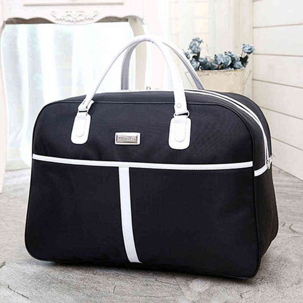 Sacs polochons grande capacité femmes sac de voyage mode bagage à main multifonctionnel sport pour femme Portable Duffle 220728