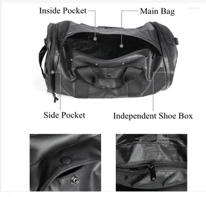 Sacs polochons grand sac à bagages de voyage en PVC 70L sac à dos week-end salle de sport de nuit pour hommes
