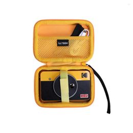 Sacs polochons LTGEM étanche EVA étui rigide pour Kodak Mini S 2 rétro Portable sans fil appareil photo instantané Po imprimante-jaune