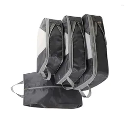 Sacs Duffel Cubes de bagages Emballage de compression pour valise de voyage avec vêtements de sac à chaussures