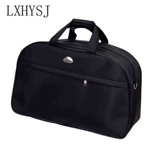 Bolsas de lona Lxhysj Oxford tela mujeres bolsas de viaje de gran capacidad hombres equipaje de mano moda multifuncional señoras bolso de hombro 220728