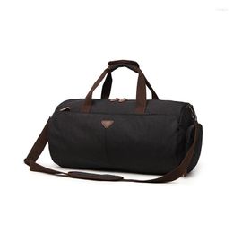 Duffel Bags Mountain Classic Cordura Duffle Bag voor mannen oversized echt lederen carryon weekend 's nachts