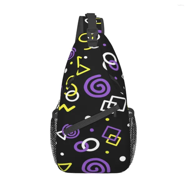 Sacs Duffel Nonbinary Acarde Tapis Poitrine Sac À La Mode Polyester Tissu École Beau Cadeau Personnalisable