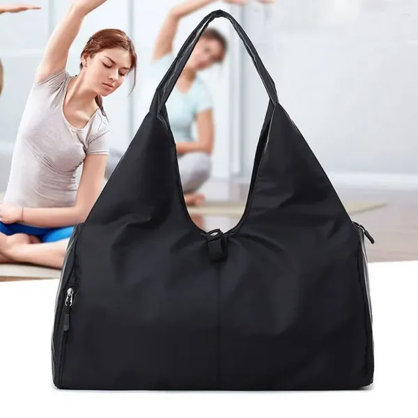 Bolsas de lona Nylon Yoga Mat Bolsa Moda Mujeres Hombres Gran capacidad Equipaje de mano Almacenamiento de viaje