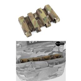 DUFFEL -tassen Outdoor Sports Tactical Vest SMG 9mm zak viervoud 4 Partition Mag Insert Pouch voor MP5 MP7 ARP9 230516