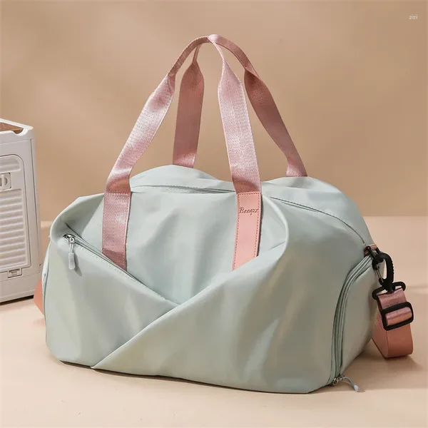 Bolsas de duffel Oxford Solid Casual Travel Bag Zipper Women's a la venta 2024 Múltiples bolsillos de alta capacidad unisex Ligeros
