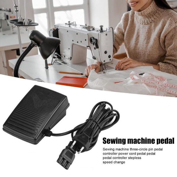 Bolsas de lona Plástico Útil 0.5A Pedal de control de pie Pieza de máquina de coser Fácil de usar Espesado