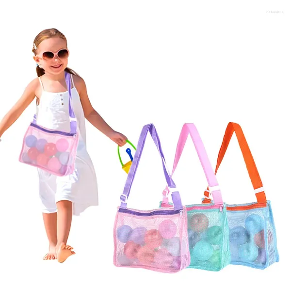 Sacs bouffées sacs de plage portables nageur pour enfants paniers de jouets