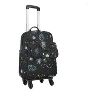 Sacs polochons sac à roulettes pour femmes 20 pouces bagage à main cabine voyage chariot roues valise sacs à dos à roulettes