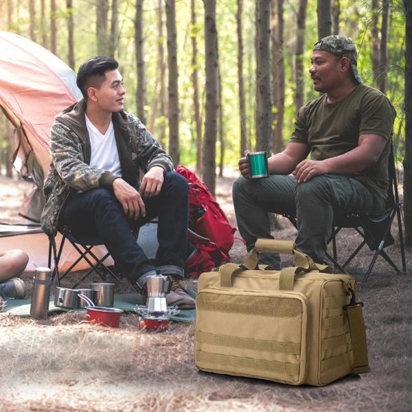 Bolsas de lona Bolsa de rango de pistola táctica Estuche de almacenamiento Entrenamiento militar para escalar Senderismo Camping