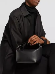 Plunjezakken The R Lunchbox Koeienhuid Eenvoudige mode Handtas Master Topkwaliteit Minimalisme Luxe voor dames
