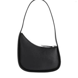 Sacs Duffel The R0W 2023 Sacs à main Femme Couleur unie Demi-Lune Grande capacité Voyage Bandoulière Quotidien Street Designer