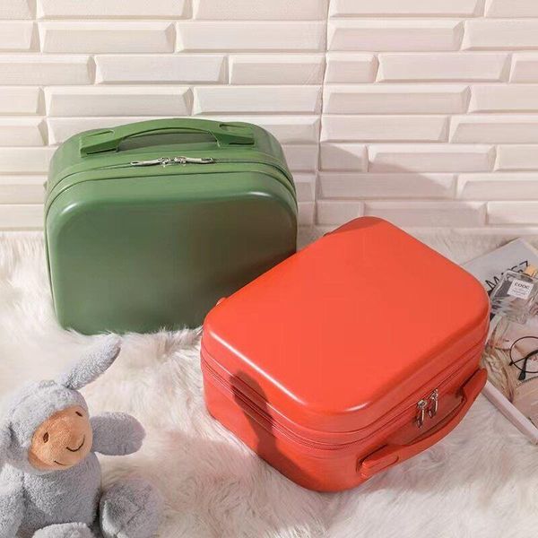 Sacs Duffel Top Qualité 14 pouces Mini Cabine Valise Mode Femmes Voyage Bagages