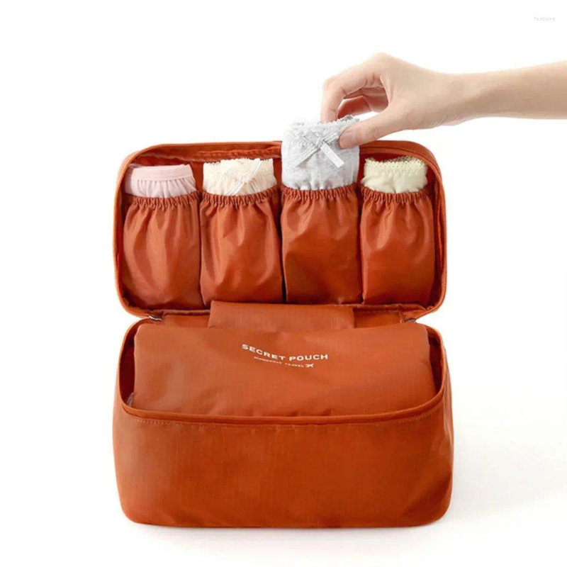 Duffel väskor rese tillbehör polyester bagage strumpkläder förvaringslåda avdelare väska underkläder låda garderob arrangör