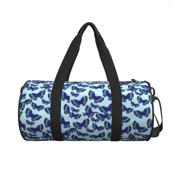 Sacs polochons Sac de voyage Imprimé papillon Gym Zoo Pals Animaux Sports Grande capacité Sac à main d'entraînement Rétro Fitness pour couple