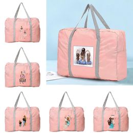 Sacs polochons voyage sac polochon organisateur femmes sacs à main pliables vêtements tri stockage maman motif bagages accessoiresDuffel