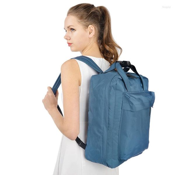 Bolsas de lona Mochila de equipaje de viaje Gran capacidad Hombres Mujeres Embalaje Organizador Bolso Bolsa de lona impermeable Almacenamiento