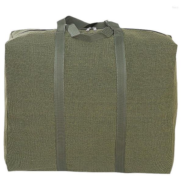 Bolsas de lona Bolsas de embalaje de viaje Cubos Bolsa grande Plegable Impermeable Lona gruesa Capacidad de gran capacidad Bolso de equipaje portátil