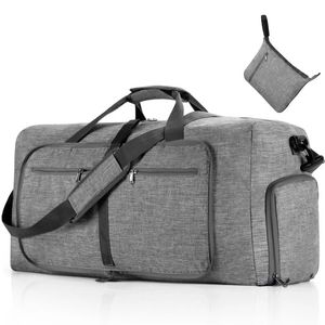 Sacs polochons Voyage Femmes Duffel Fitness Sports Oxford Pliable Étanche Grand Voyage Capacité D'épaule Hommes Grand Sac Bagage Sac 231019